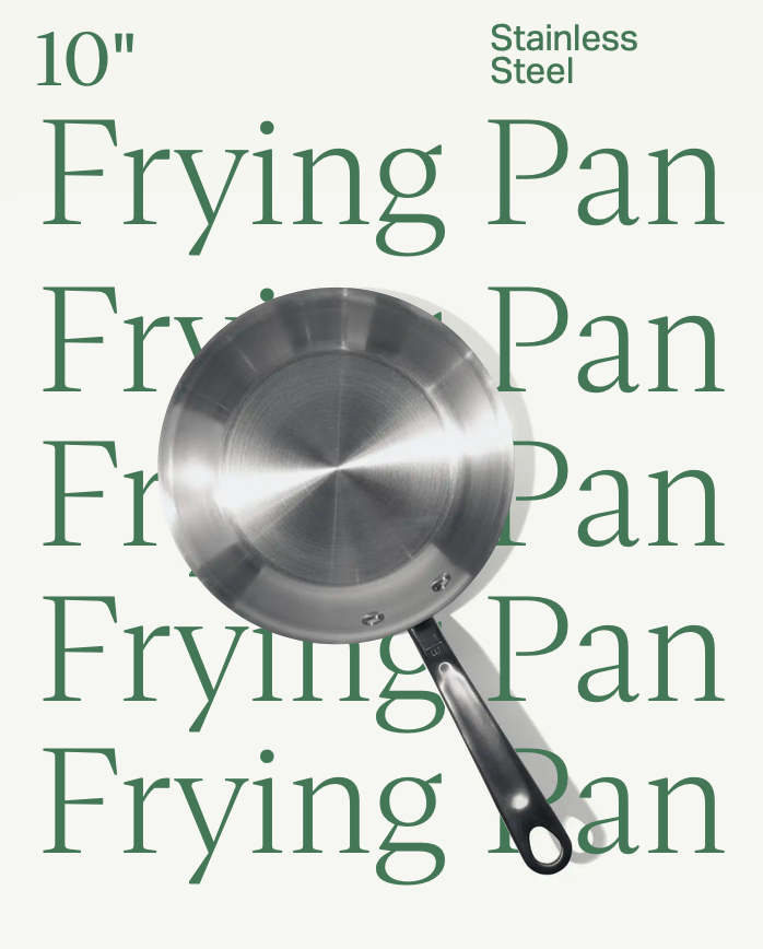 Fully Cladded Stainless Fry Pan 26cm