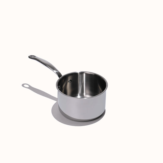 Fully Cladded Stainless Steel 16cm Saucepan