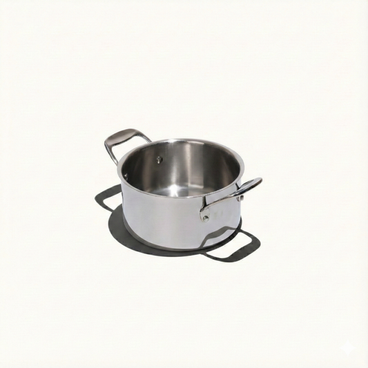 Fully Cladded Stainless Clad Saucepan 4QT