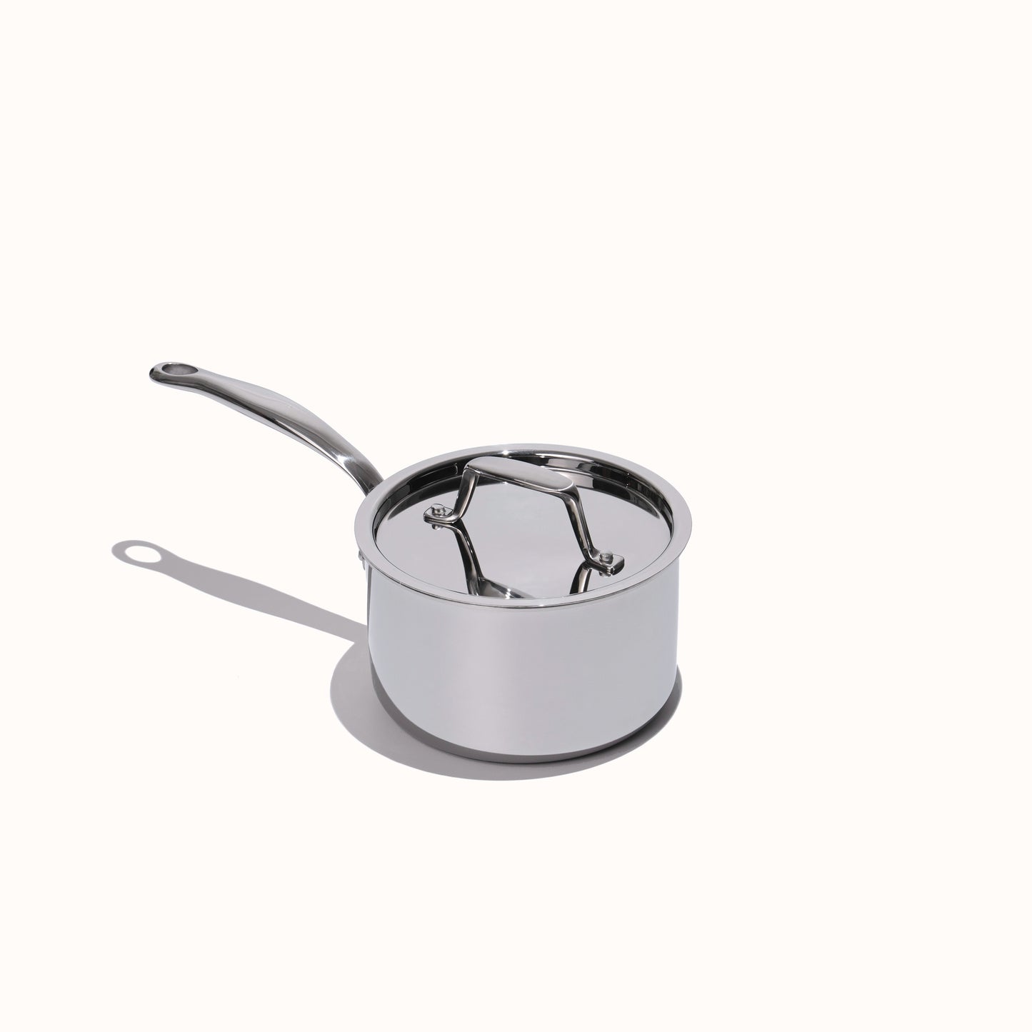 Fully Cladded Stainless Steel 16cm Saucepan
