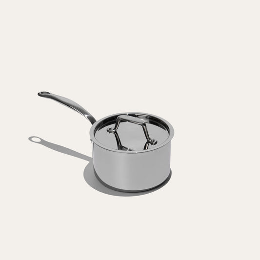 Fully Cladded Stainless Steel 16cm Saucepan