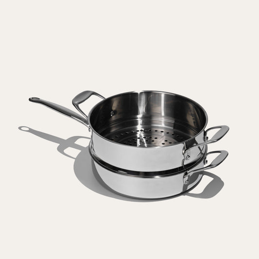 Fully Cladded Stainless Clad Saute Pan 3.3L